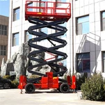 Nožnicová zdvíhacia plošina pre drsný terén